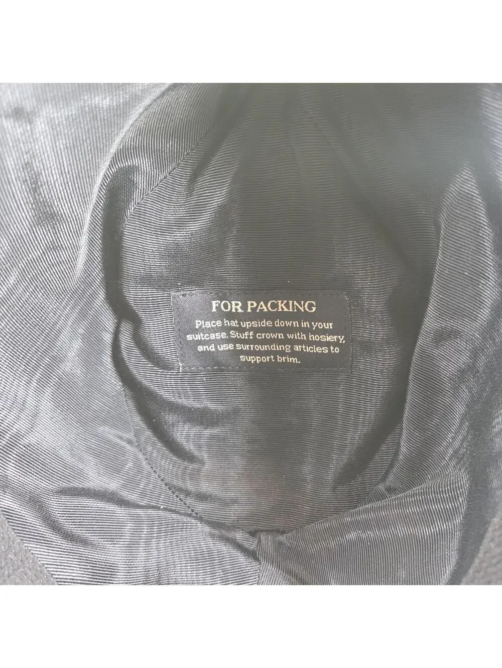 Eric Javits Black Velvet Velour Bucket Hat One Size Packable Fedora Hats - Picture 9 of 9